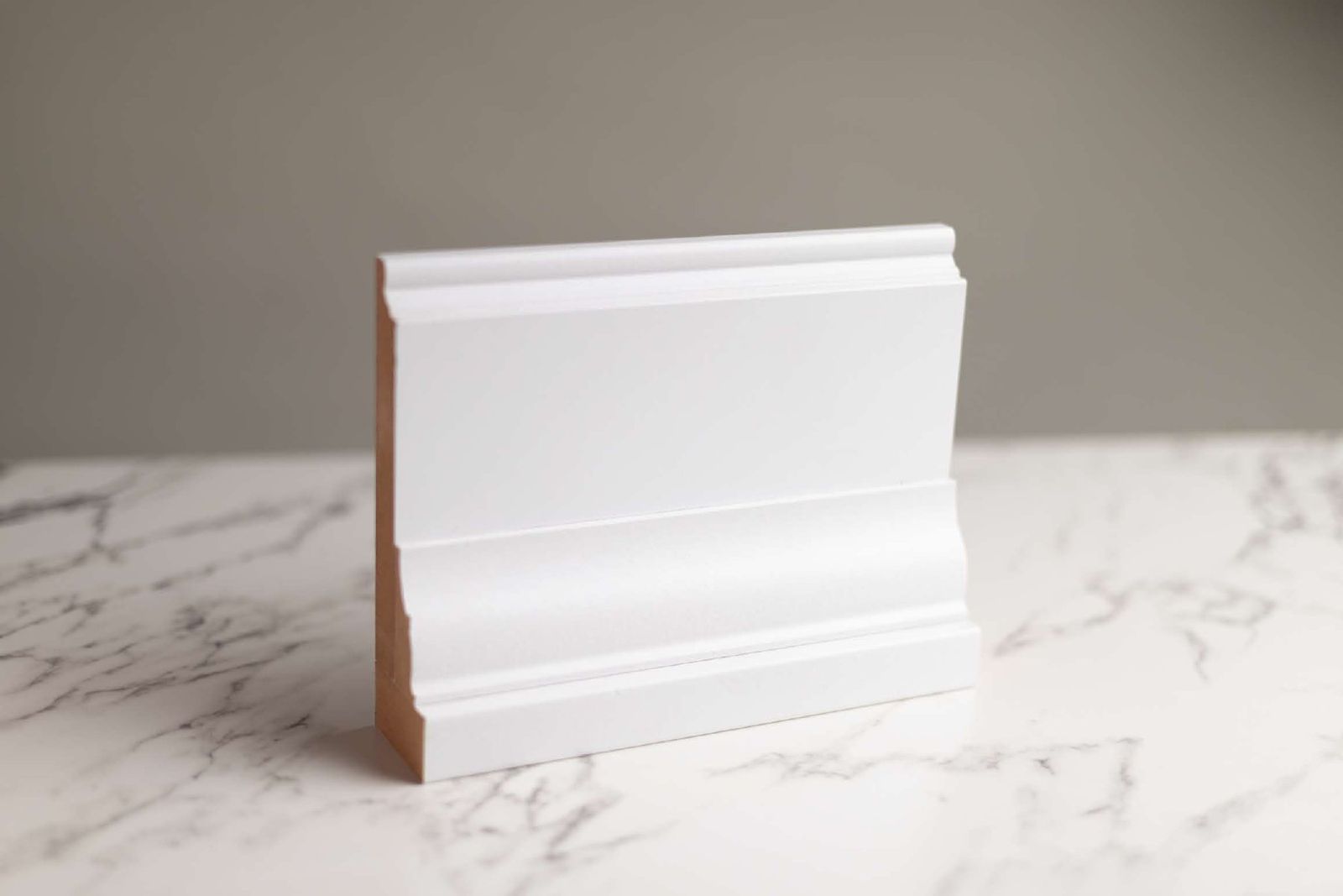Primed white finish