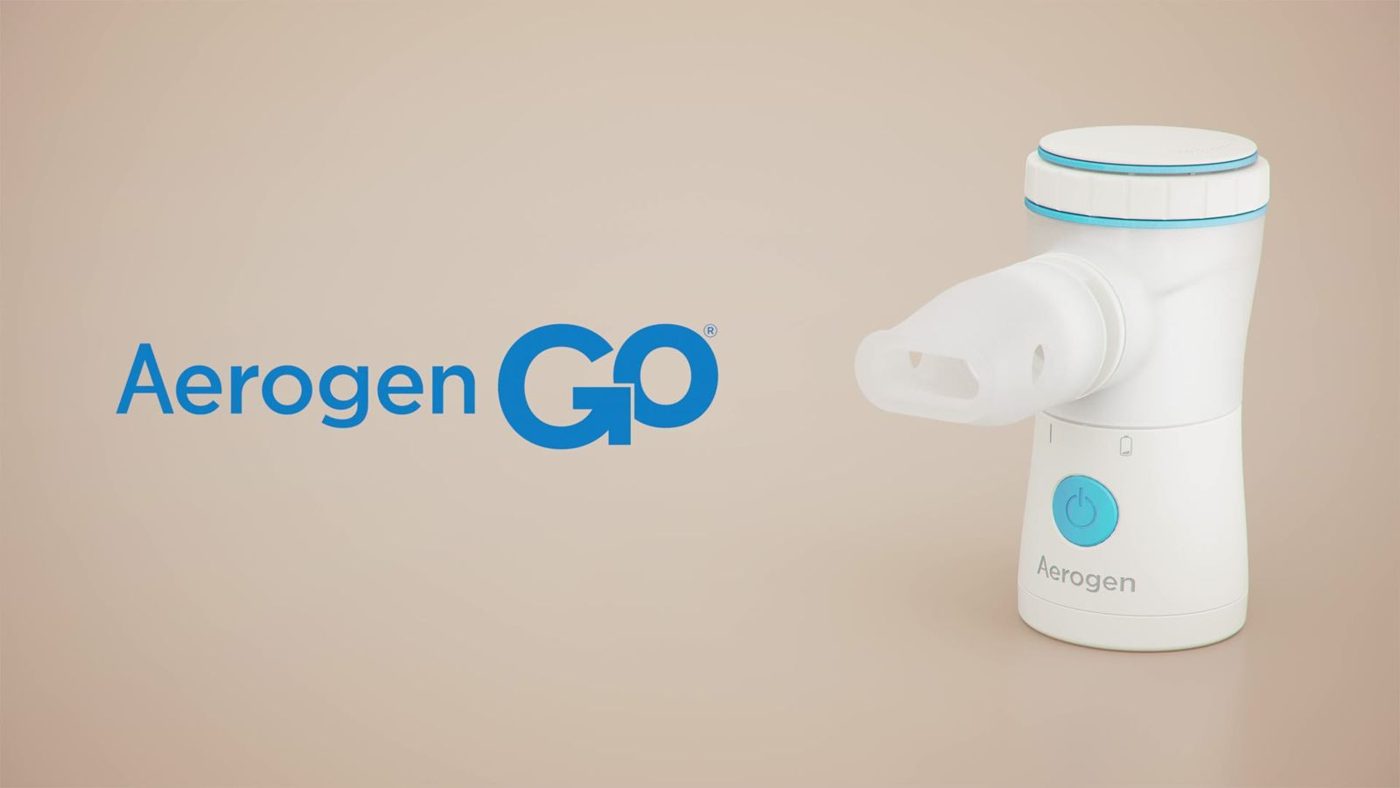 Aerogen Go 3D product film still