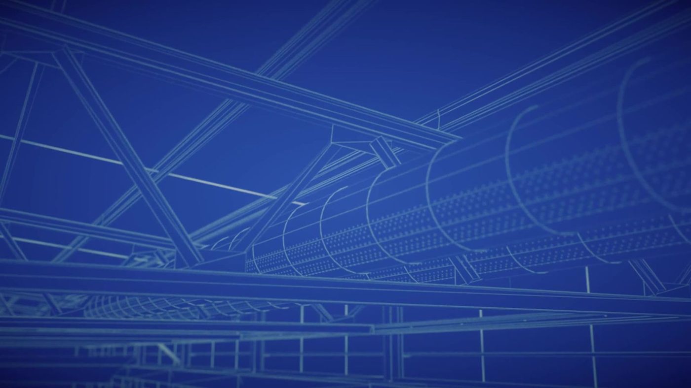 Blueprint-style 3D from the Cross Group film