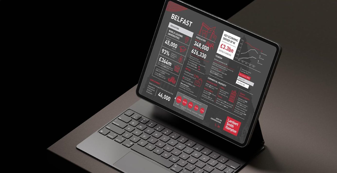 Lambert Smith Hampton presentation on a tablet