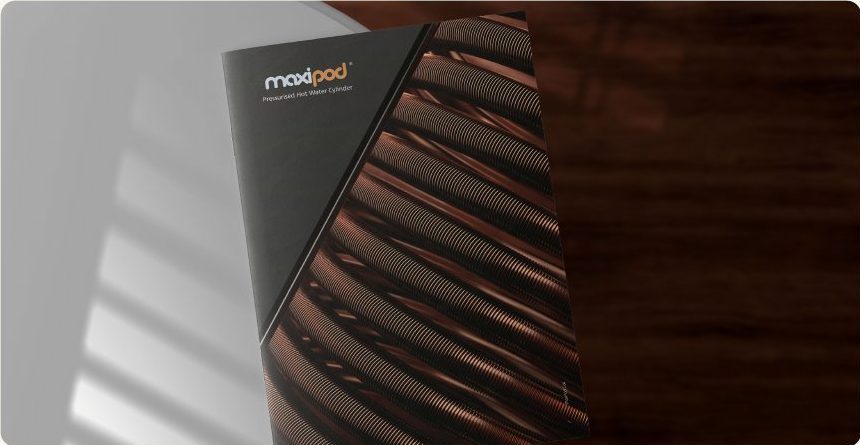 Maxipod brochure cover for Copper Industries